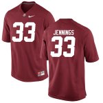 Women's Alabama Crimson Tide #33 Anfernee Jennings Crimson Authentic NCAA College Football Jersey 2403XZPR3